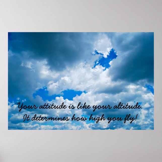 Attityd är Allt Poster (Framsidan)