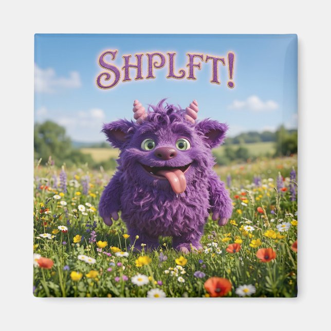 Attityd Fantasy Furry Varelse Magnet (Framsidan)