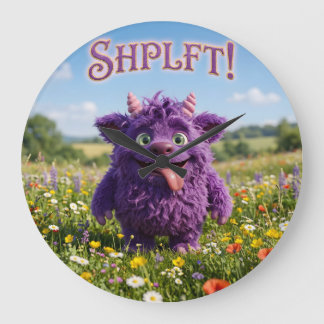 Attityd Fantasy Furry Varelse Stor Klocka
