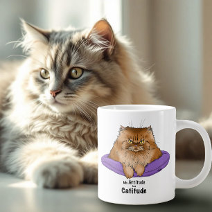 Attityd har kattityd jumbo mugg