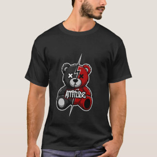 Attityd Split Bear | Blixt X-Eyes Teddy Graf T Shirt