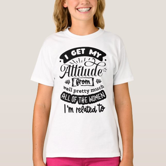 Attityd T Shirt (Framsida)