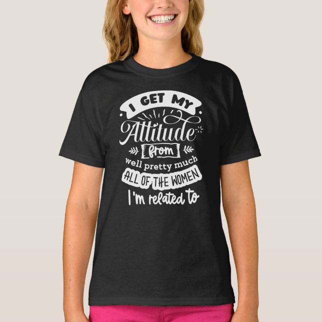 Attityd T Shirt (Framsida)