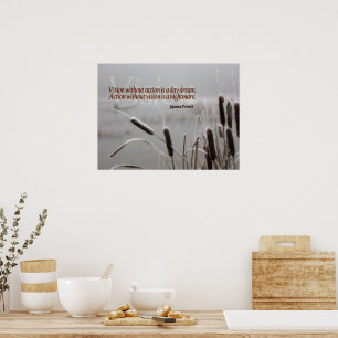 Attitydåtgärdsvisionen för japanska ordspråk - ins poster
