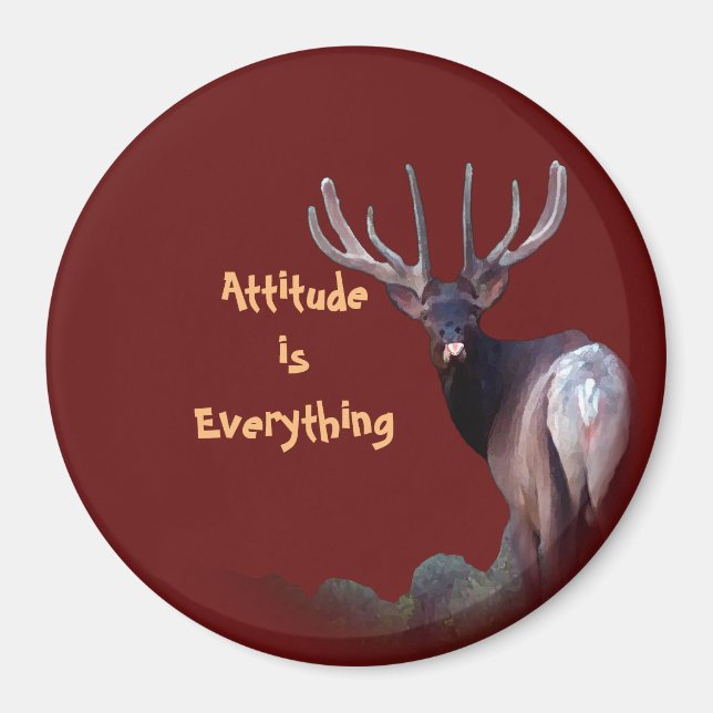 Attityden är Allt Magnet (Framsidan)