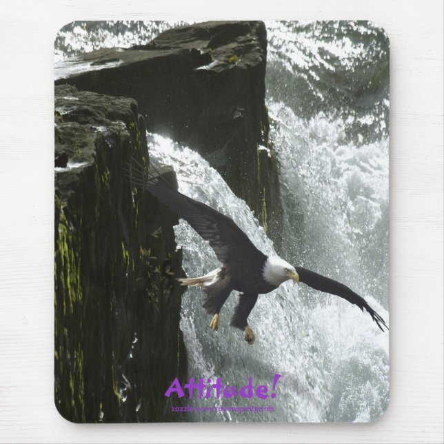 Attityden örn! Motivational Mousepad Musmatta (Framsidan)