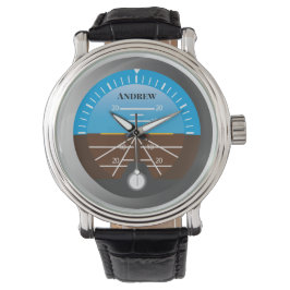 Attitydindikator för cockpit för piloter armbandsur