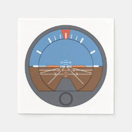 Attitydindikator Luftfartygets flyginstrument Pappersservett