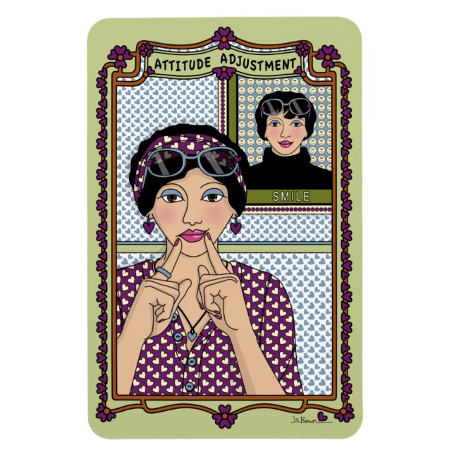 Attitydjustering_A_4x6 Kylskåp Magnet (Vertikal)