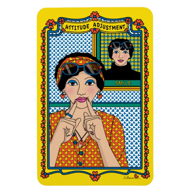 Attitydjustering_B_4x6 Kylskåp Magnet (Vertikal)