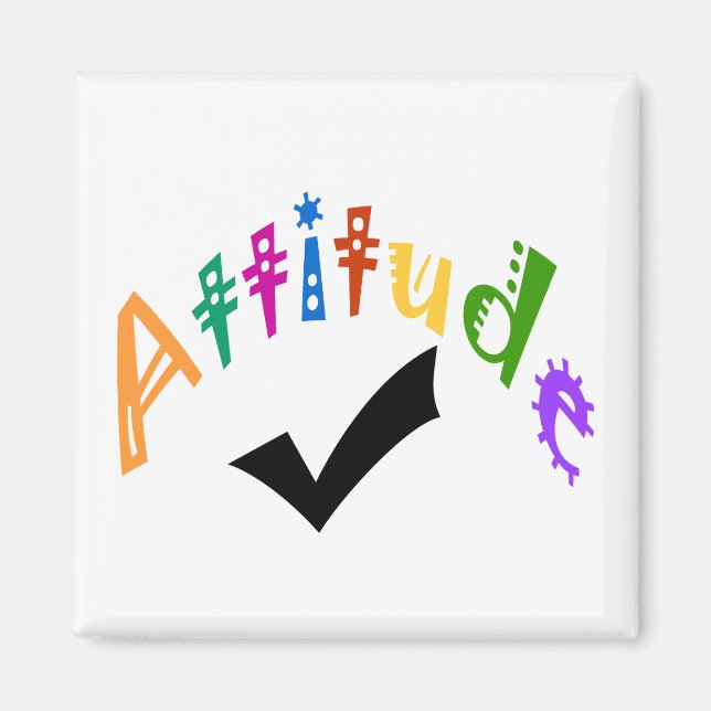 Attitydkontrollmagnet Magnet (Framsidan)