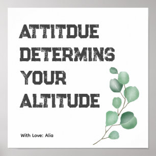 Attitydmotivation: poster
