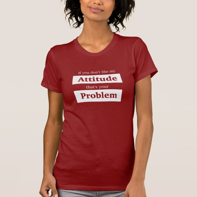 Attitydproblemsjöfart T Shirt (Framsida)