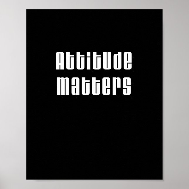 Attitypografi - designmärke för fetstil poster (Framsidan)