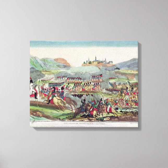 attles of Wurtchen and Bautzen, 20 maj 1813 Canvastryck (Framsida)