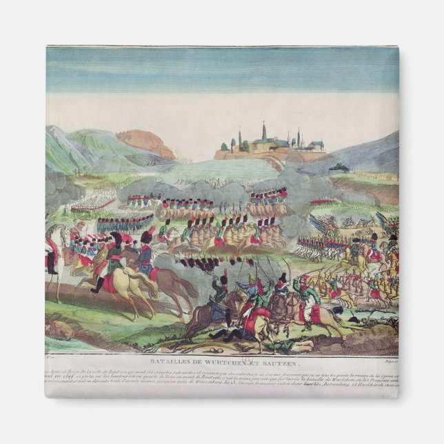attles of Wurtchen and Bautzen, 20 maj 1813 Magnet (Framsidan)