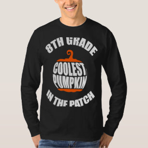 Åttonde 8:e klassens coolaste pumpa i lappen barn t shirt