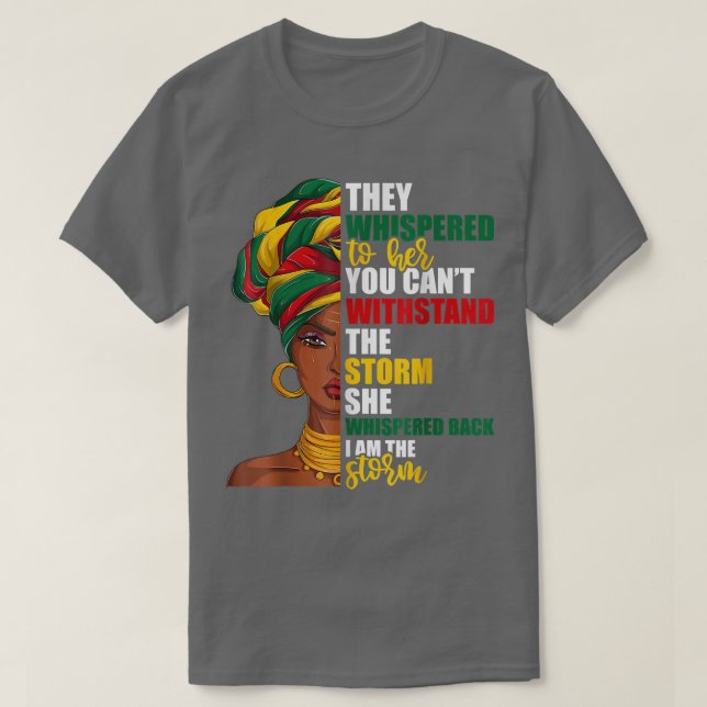 Åttonde afrikanska Pridet för kvinnor T Shirt (Design framsida)