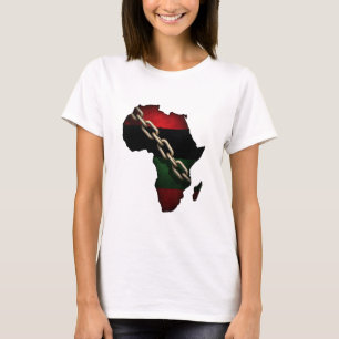 Åttonde bruten kedja som bildar formen Afri T Shirt