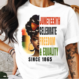 Åttonde Frihet och jämställdhet - afrikansk amerik T Shirt