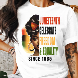 Åttonde Frihet och jämställdhet - afrikansk amerik T Shirt