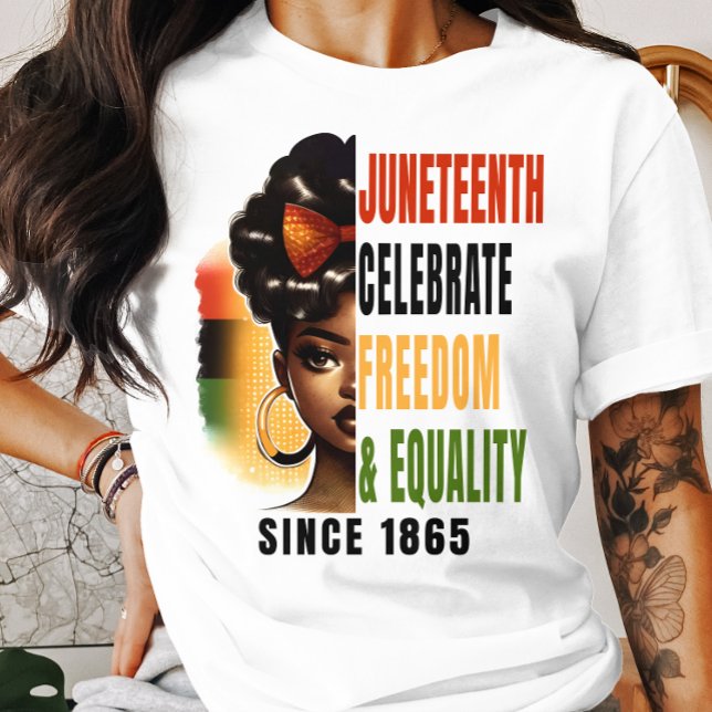 Åttonde Frihet och jämställdhet - afrikansk amerik T Shirt (Skapare uppladdad)