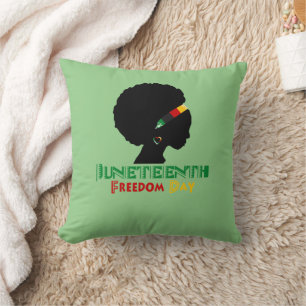 Åttonde frihetsdagen /Afro Girl Kudde