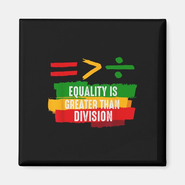 Åttonde jämställdheten är Underbarare än divisione Magnet (Framsidan)