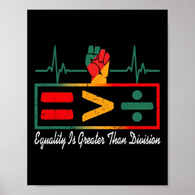 Åttonde jämställdheten är Underbarare än divisione Poster (Framsidan)