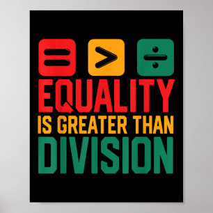 Åttonde jämställdheten är Underbarare än divisione Poster