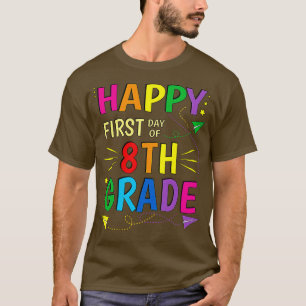 åttonde Klass åttonde Back to school T Shirt