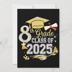 Åttonde Klass-klassen 2025 Student Studenten Inbjudningar