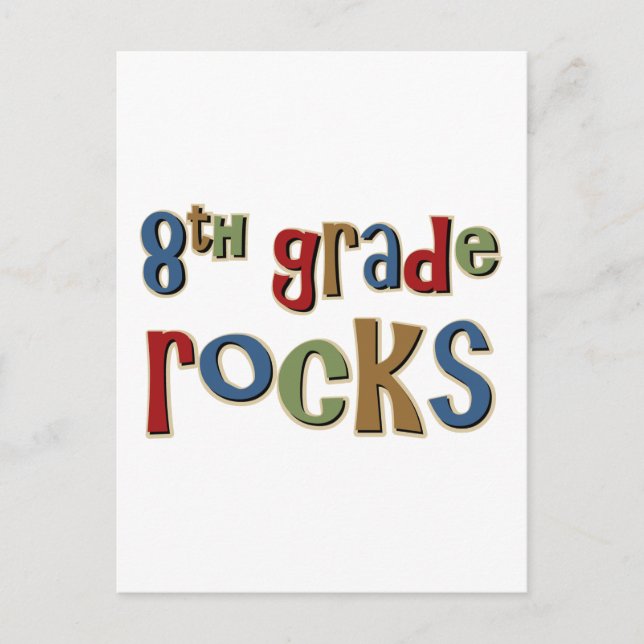 åttonde Klass Sten åttonde Vykort (Framsida)