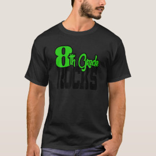Åttonde Klass STEN Grönt School T Shirt Student Te