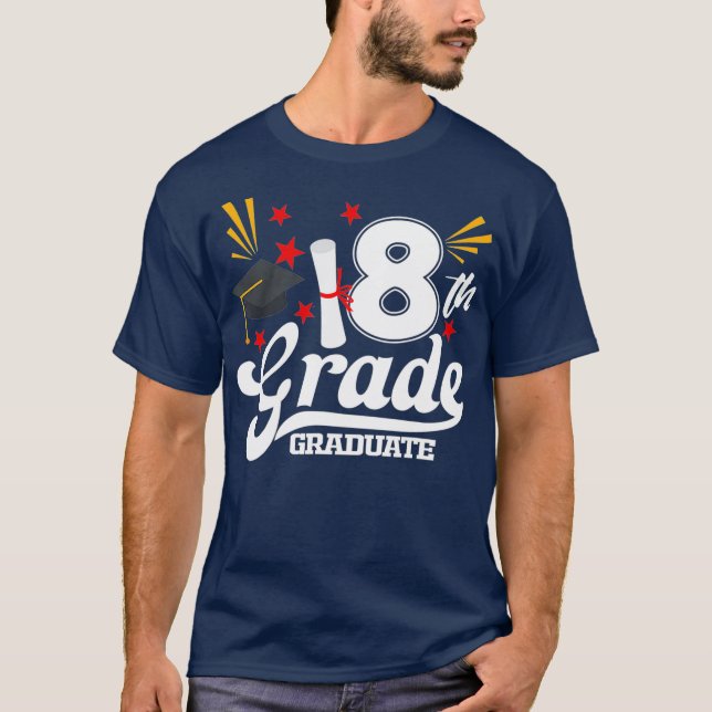 Åttonde Klass-Student-klass 2020 Studenten-högre b T Shirt (Framsida)