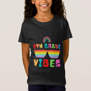 Åttonde Klass Vibes Back to school Lärare och Stud T Shirt