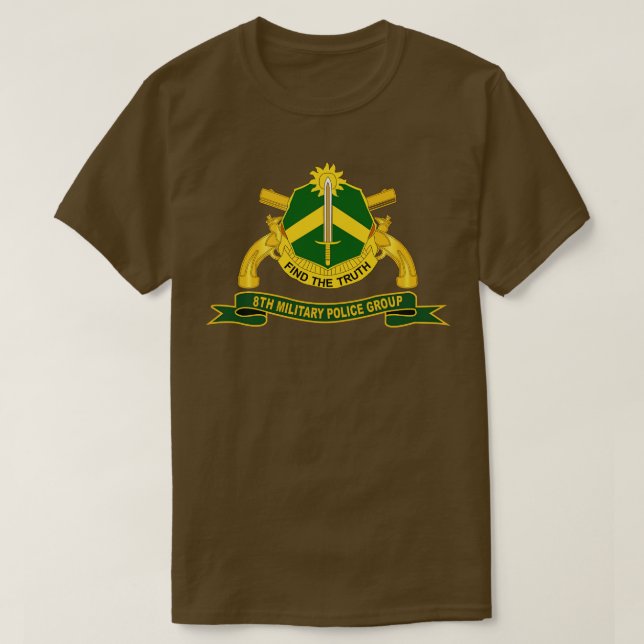 Åttonde militärpolisgruppen med MP Gren och Ribbo T Shirt (Design framsida)