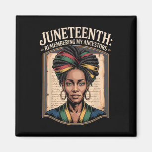 Åttonde påminnelsen om min ancederfrihetsretro magnet