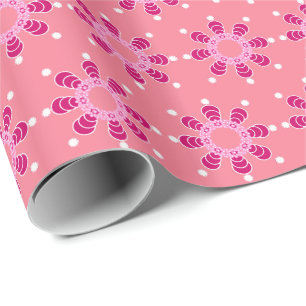 Åttonde punkten Mandala, korallets Rosa och Magent Presentpapper
