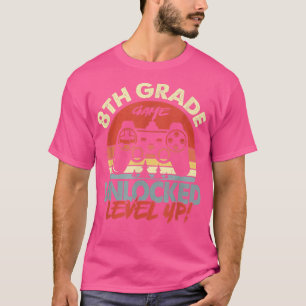 Åttonde upplåsta videospel på Klass-nivå Back to s T Shirt