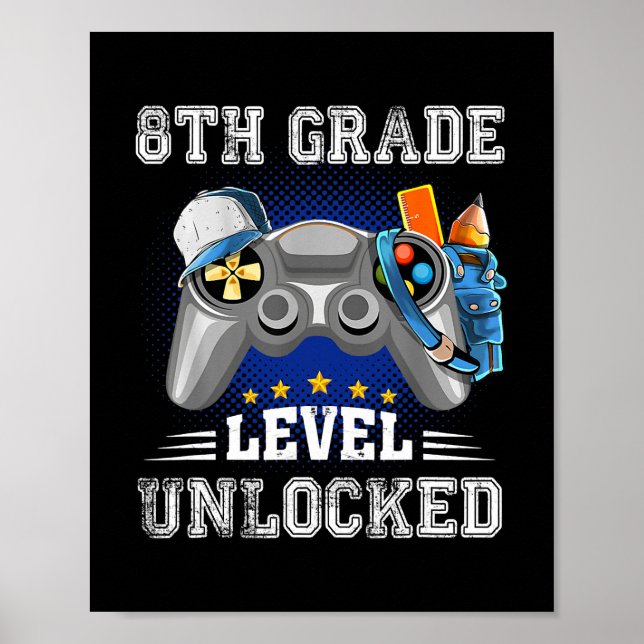 Åttonde upplåsta videospel på Klass-nivå tillbaka  Poster (Framsidan)