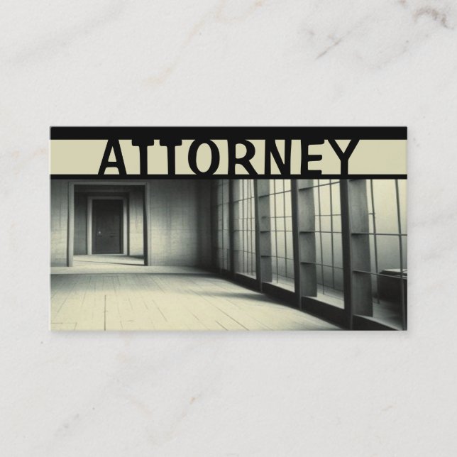 Attorney Affärskort Visitkort (Framsida)
