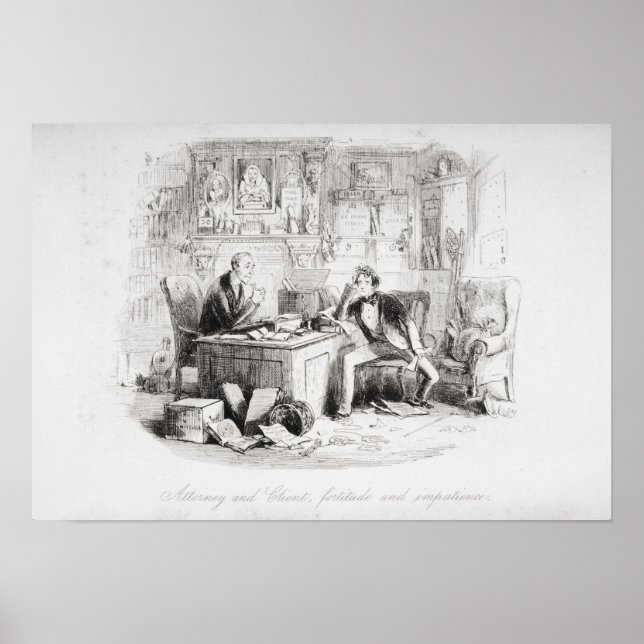 Attorney and Client, styrka och otålighet Poster (Framsidan)