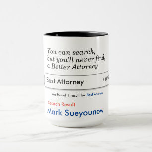 Attorney Anpassningsbar Personlig mugg
