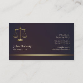 ATTORNEY AT LAG | ELEGANT VISITKORT