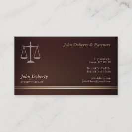 ATTORNEY AT LAG | Elegant Visitkort