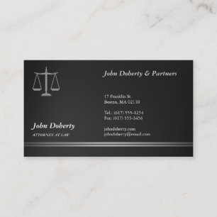 ATTORNEY AT LAG   PROFESSIONELL VISITKORT