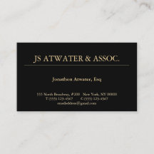 Attorney at Law Professionell Black Classic