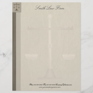 Attorney Business Letterhead Brevhuvud