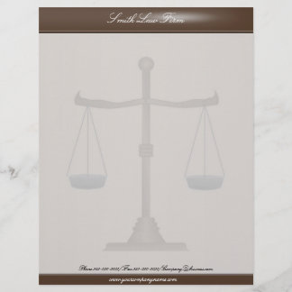 Attorney Business Letterhead Brevhuvud